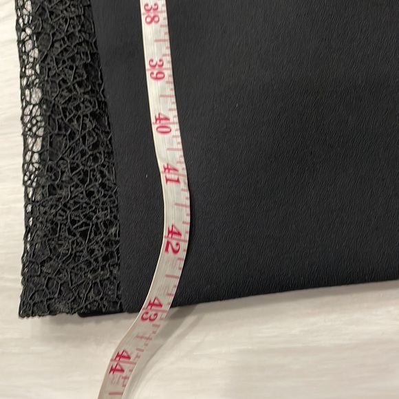 Nicholas Crepe Insert Midi Black Dress - Picture 16 of 16